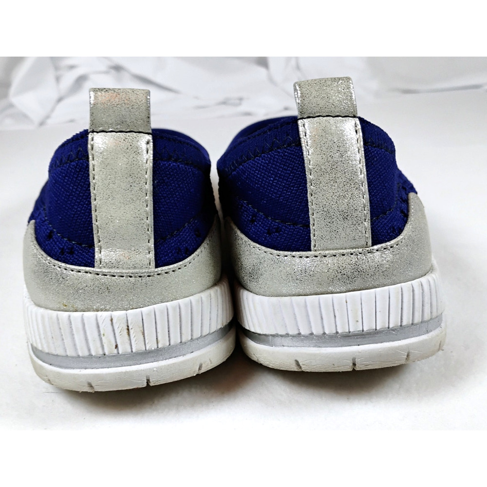 Easy Spirit 8WW Blue Knit Mesh Slip On Flats Comfort Walking Lightweight - Picture 3 of 10